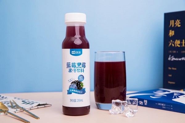 黑莓蓝莓混合饮料290ML*8瓶/箱